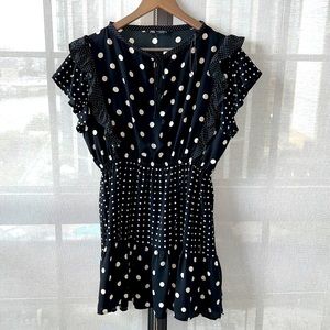 Zara polka dot dress